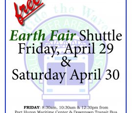 Free Earth Fair Shuttle